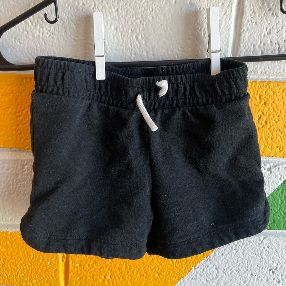 Circo Black Elastic Waist Shorts